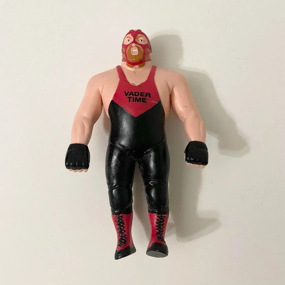 Vtg 1997 Van Vader Time BendEms  WWF Just Toys 5 Inch Tall Action Figure - Picture 1 of 16